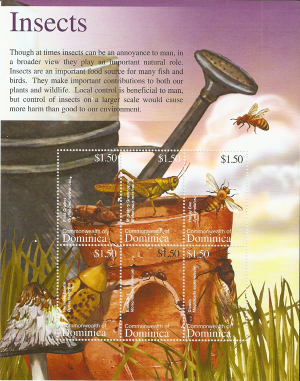 Sellos de Monomorium minimum de Dominica (2002)