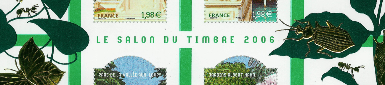 Francia 2006 Salon du Timbre. Detalle 2 hormigas
