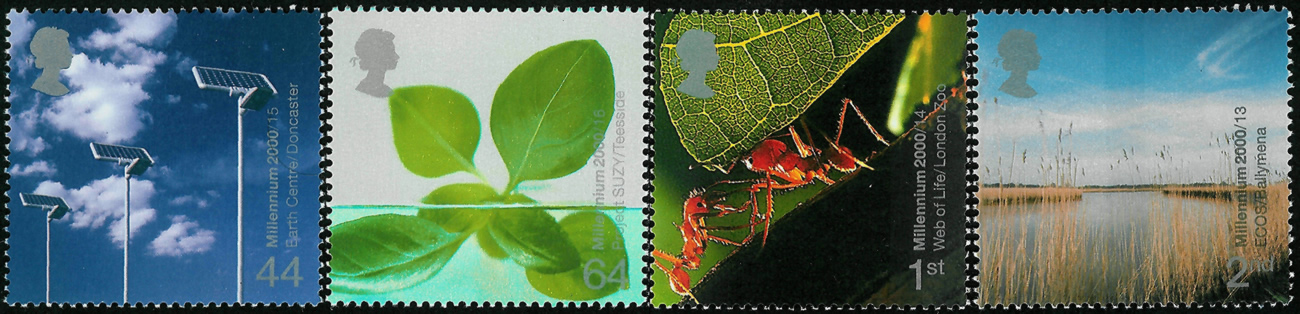 4? serie sellos dedicados al Milenario. Gran Breta?a, 2000