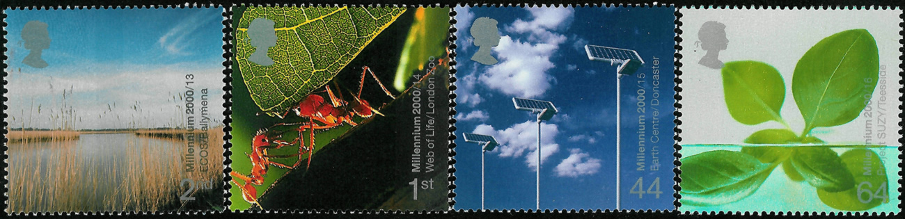 4? serie (Life and Earth) de 48 sellos dedicados al Milenario. Atta cephalotes. Gran Breta?a, 2000