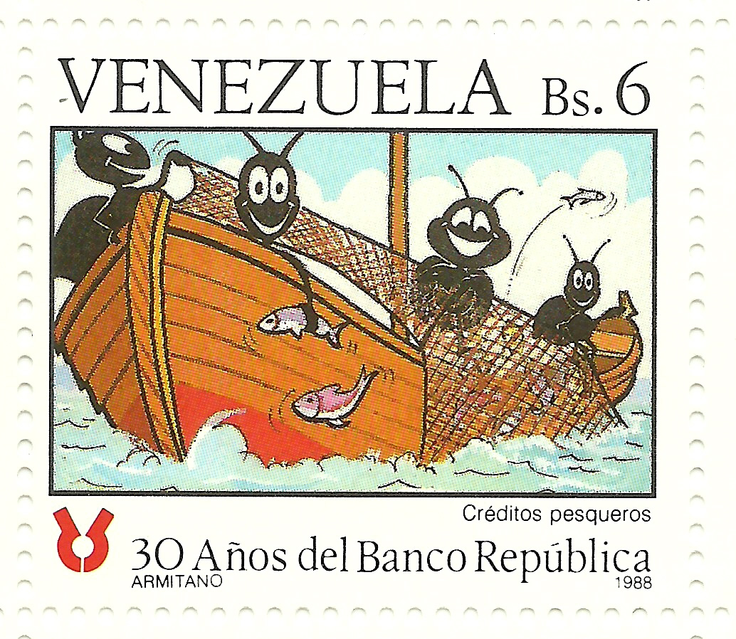 Venezuela 1988 Comic 30 Aniversario del Banco de la Rep�blica 4