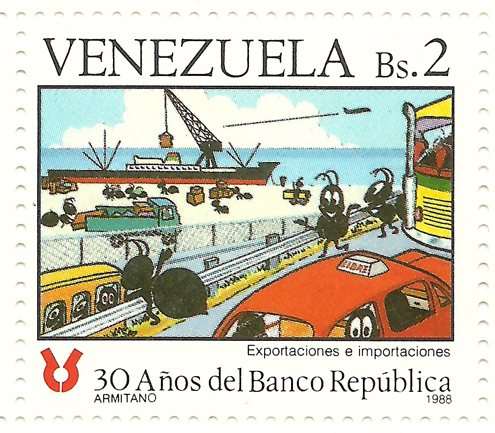 Venezuela 1988 Comic 30 Aniversario del Banco Rep�blica 9b