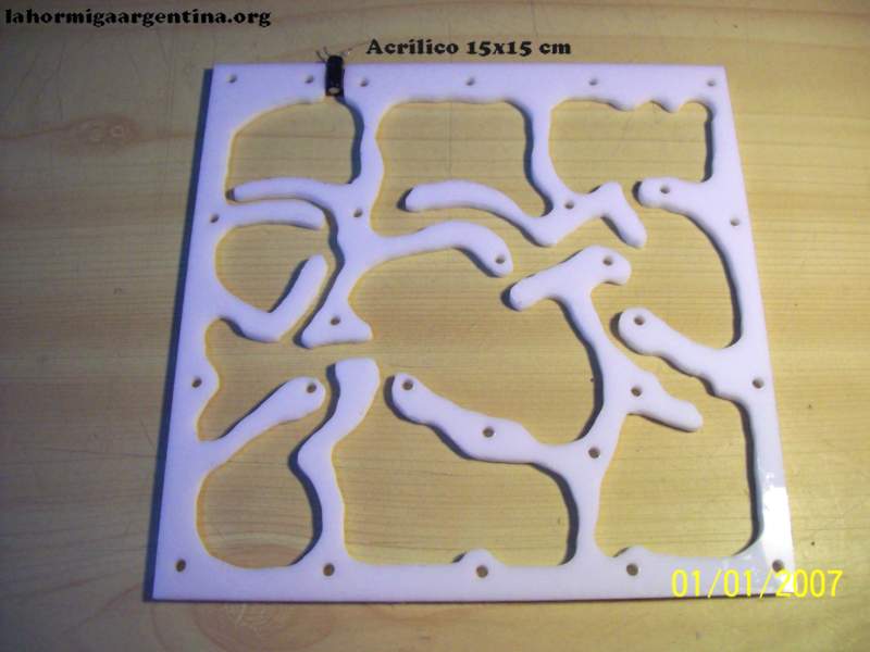 Acrilico 15x15 camaras