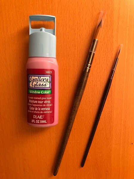 Pintura no t�xica para v�drio