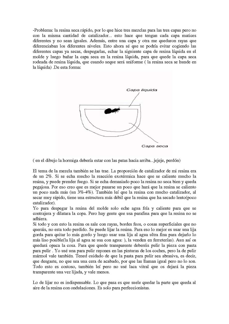 Inclusiones en resina 2/3