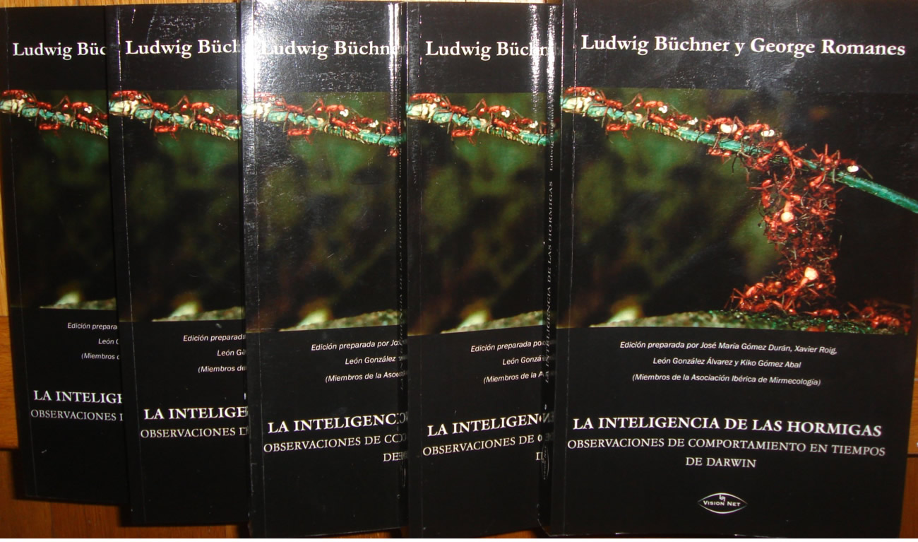 5 libros La Inteligencia de las Hormigas de Bchner y Romanes