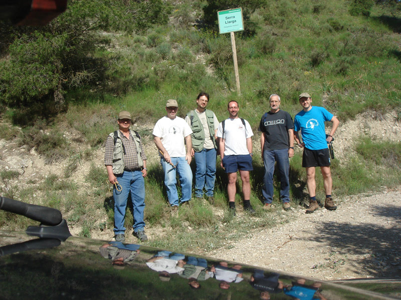 Salida a Serra LLarga 27.05.07. Empieza un dia de muestreo