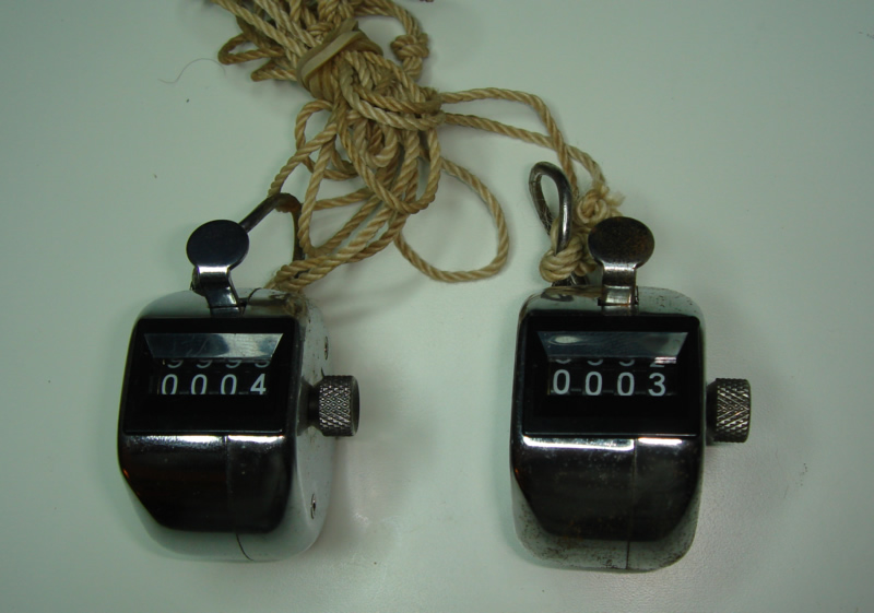 Contadores manuales para contar hormigas