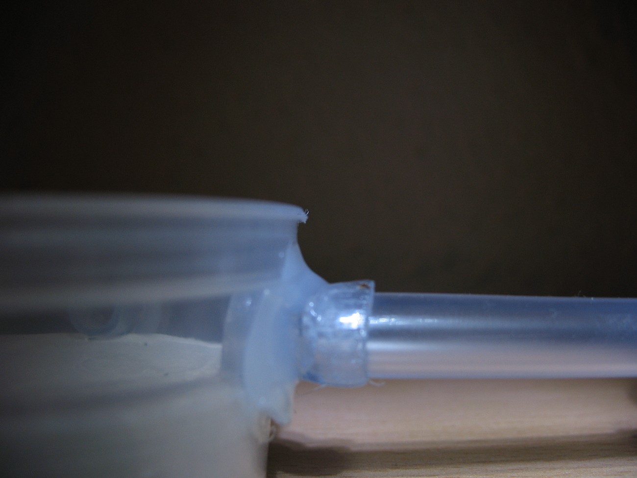 detalle union modulo con tubo