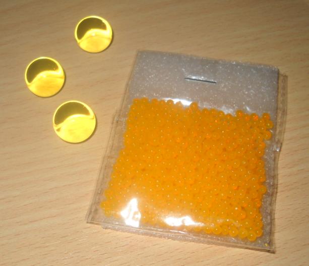 Bolas de poliacrilamida