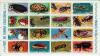 Serie de 16 sellos de insectos de Guinea Ecuatorial, 1978