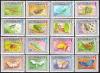 Serie 16 sellos de insectos, Montserrat 1992