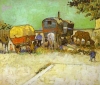 Campamento de gitanos-Van Gogh